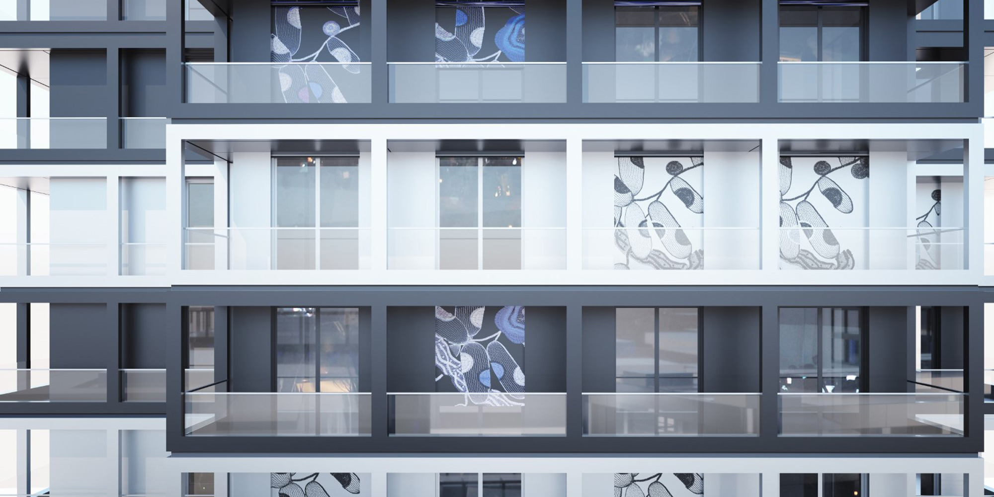 Image 3D du projet SCO OGIC zoom bâtiment